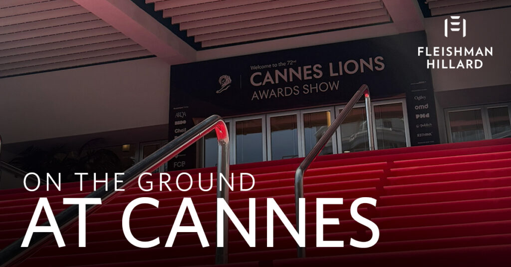 On the Ground at Cannes